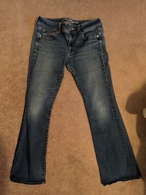 American Eagle Outfitters Dark Blue Bootcut Jeans